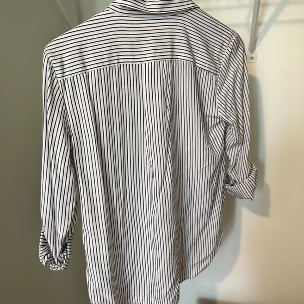 Loft Striped Button Down - image 2